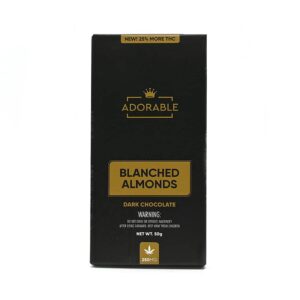 Buy 250mg THC infused Dark Chocolate – Adorable